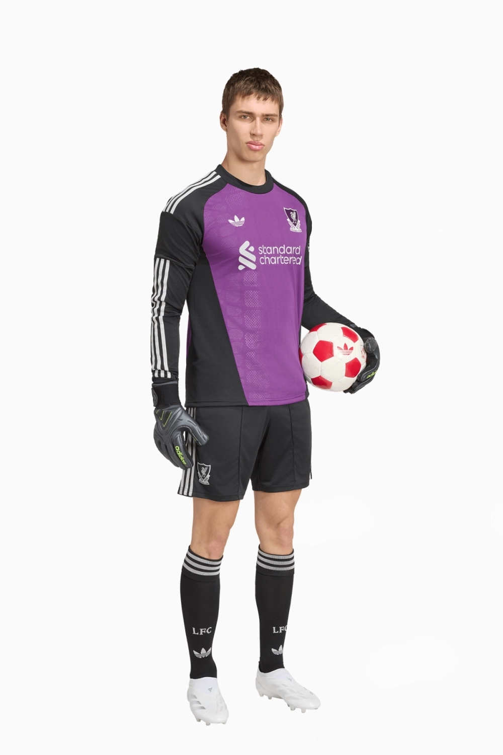 Футболка adidas Originals Liverpool FC 26/27 Away Goalkeeper - фиолетовый