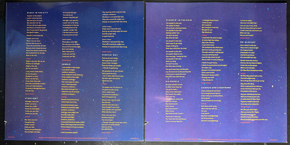 Electric Light Orchestra - Out Of The Blue 2LP (США 1977г.)