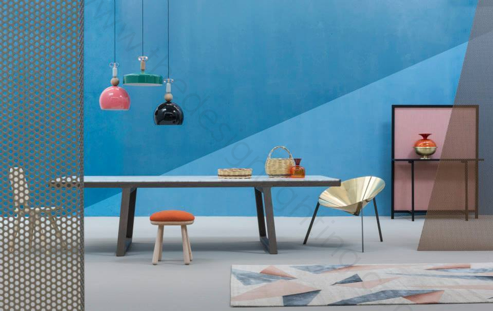 Pendant design lamp  Bon Ton N2D1 by YUUE Design Studio (Pink)