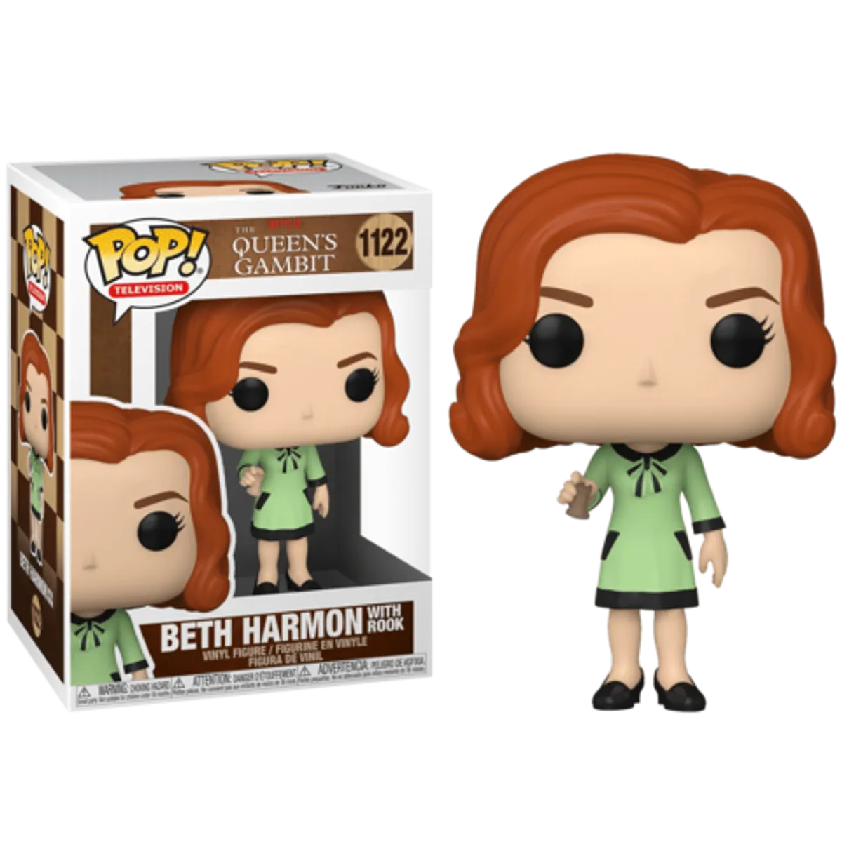 Funko POP! Queens Gambit: Beth Harmon with Rook (1122)