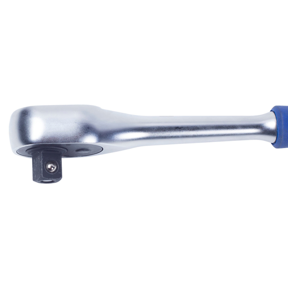 МАСТАК (010-41410H) Трещотка 1/2", 250 мм, 45 зубцов, флажковая с кнопкой