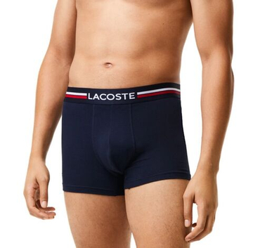 Мужские спортивные боксеры Lacoste Iconic Boxer Briefs With разноцветный Waistband 3P - разноцветный