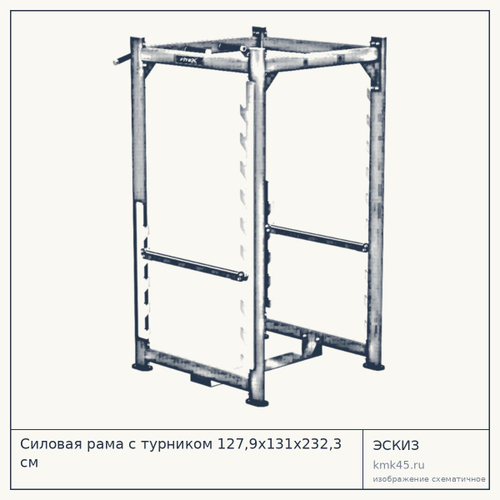 Силовая рама с турником 127,9х131х232,3 см — от 179 000 ₽