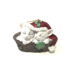 Кошки в корзинке, ёлочное украшение [Арт. D1721]