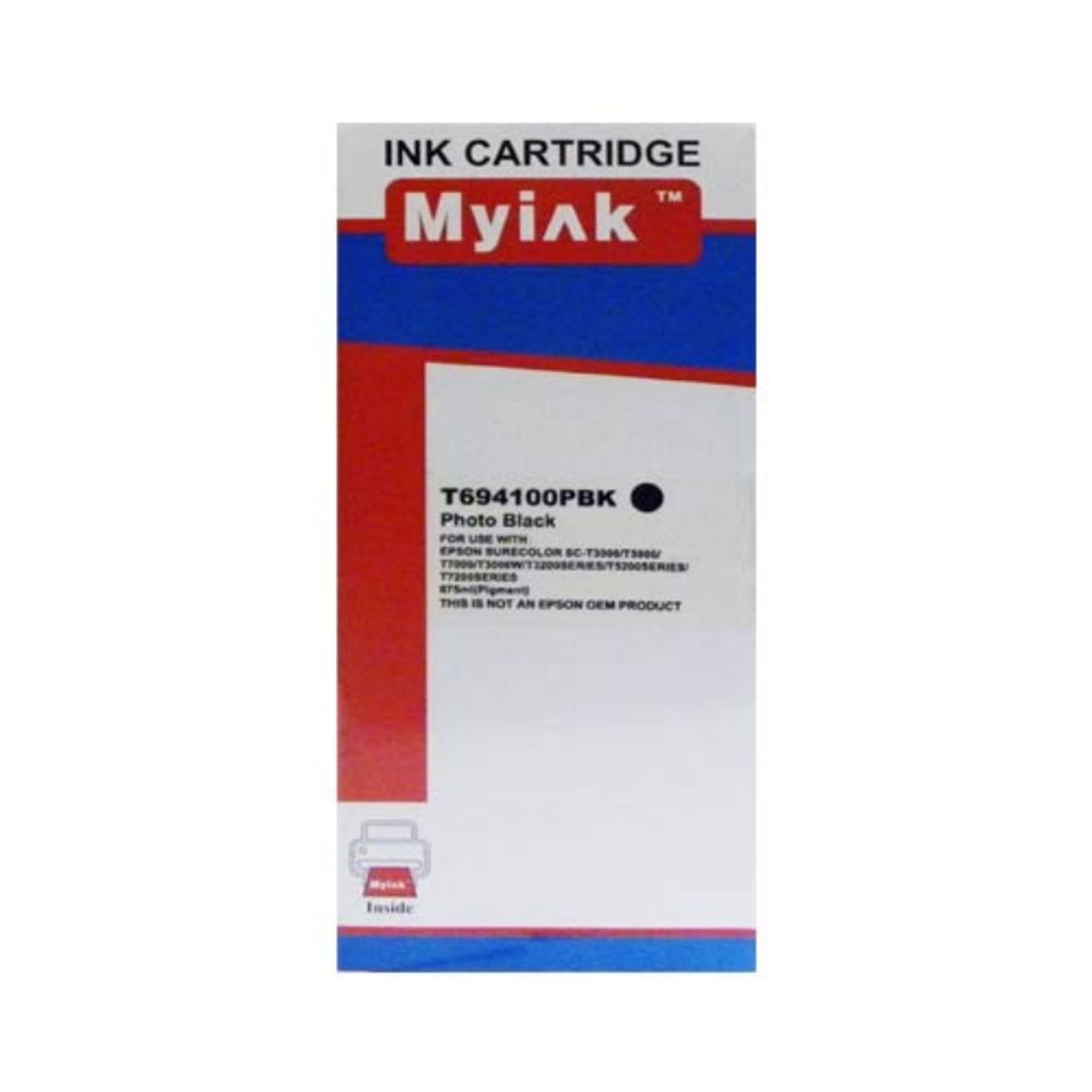 Картридж MyInk, аналог EPSON C13T694100 (T6941) для SureColor SC-T3200/T5200/T7200 Photo Black (675ml, Pigment)