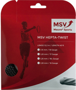 Теннисные струны MSV Hepta Twist (12 m) - anthracite