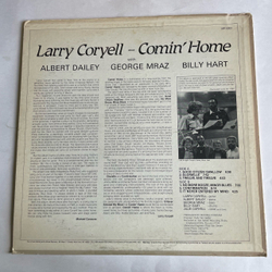Винтажная виниловая пластинка LP Larry Coryell Comin Home (США 1984)