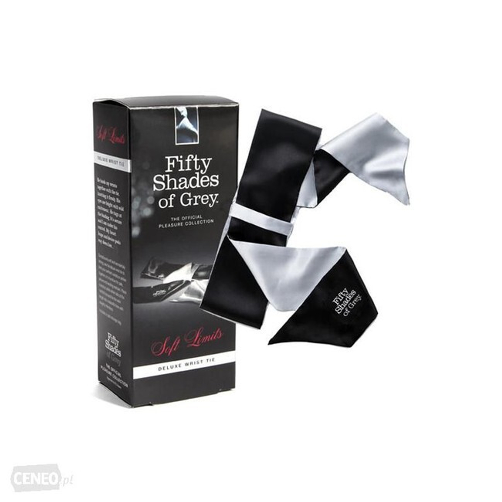 Галстук-фиксация Deluxe Wrist Tie (Цвет: черный с серым)