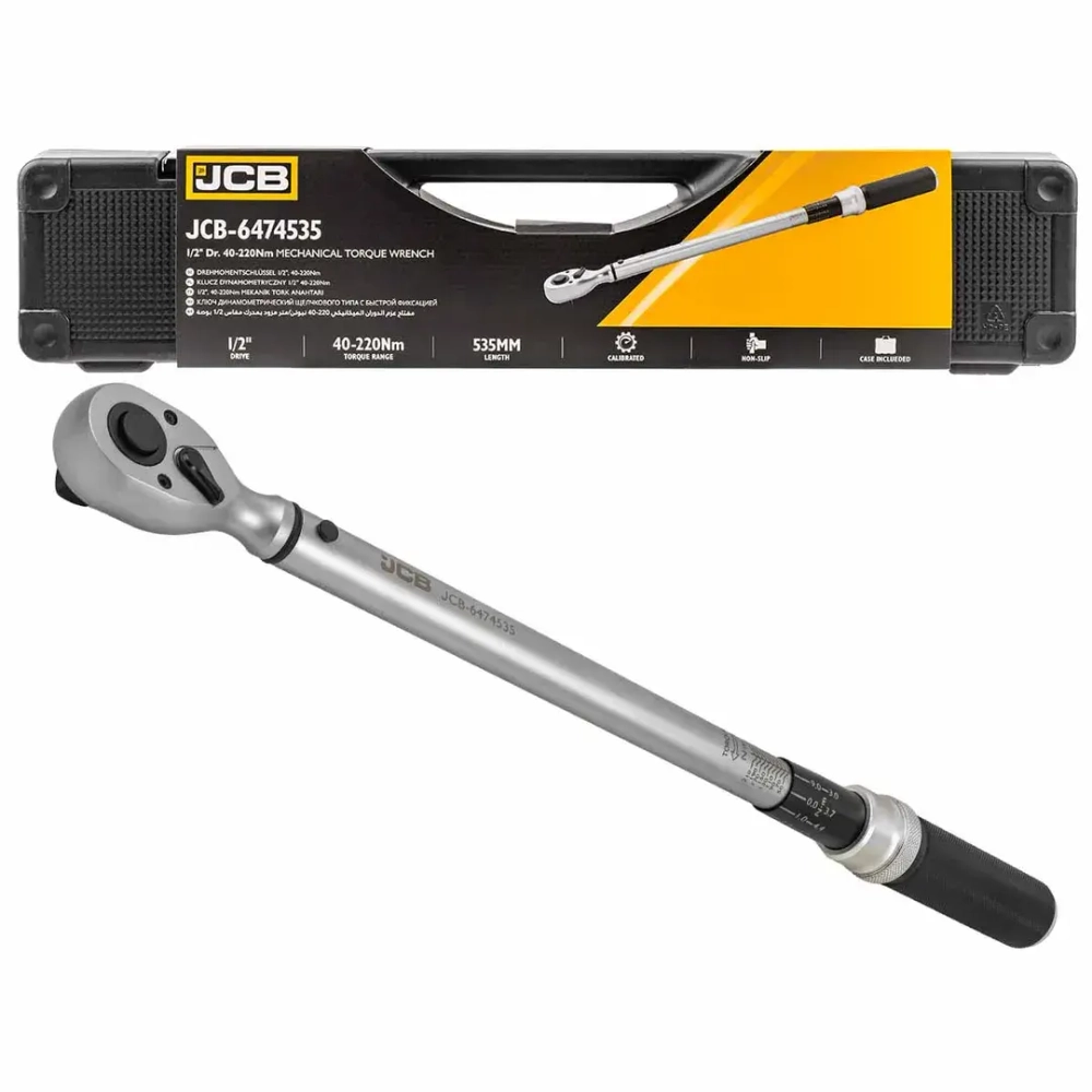 Ключ моментный 40-220Нм, 1/2'' JCB JCB-6474535