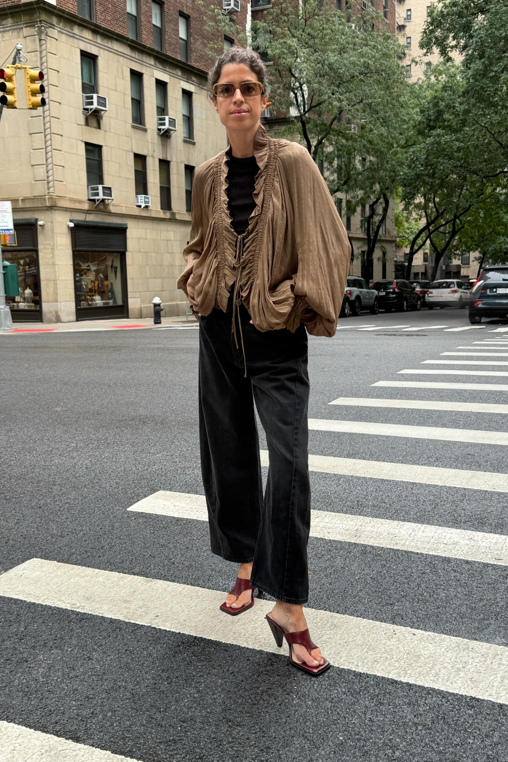 ДЖИНСЫ RELAXED СО СРЕДНЕЙ ПОСАДКОЙ — ZW COLLECTION — ZARA