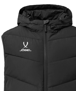 Жилет утепленный c капюшоном JÖGEL ESSENTIAL PerFormPROOF Padded Hooded Vest, черный