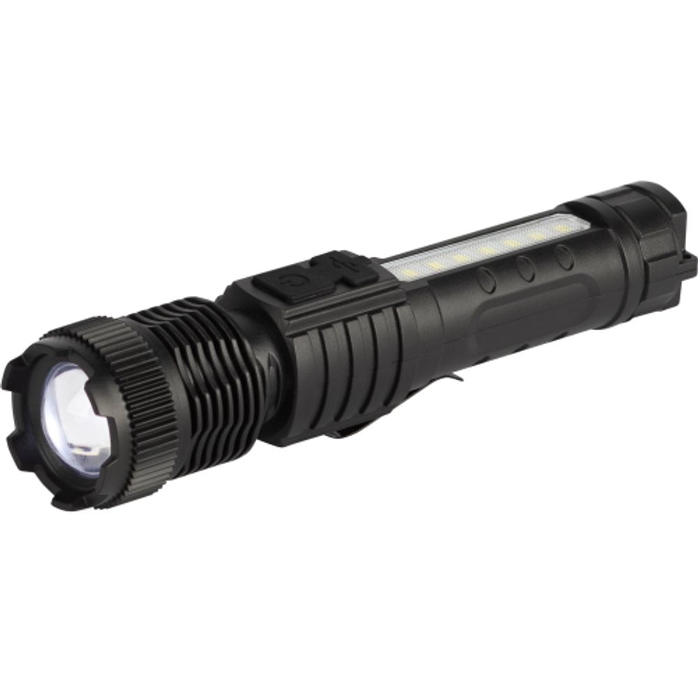 Светодиодный фонарь ЭРА UA-401 универсальный аккумуляторный 3 Вт LED + 3 Вт COB оптический Zoom 3 режима магнит type C | Универсальные  фонари