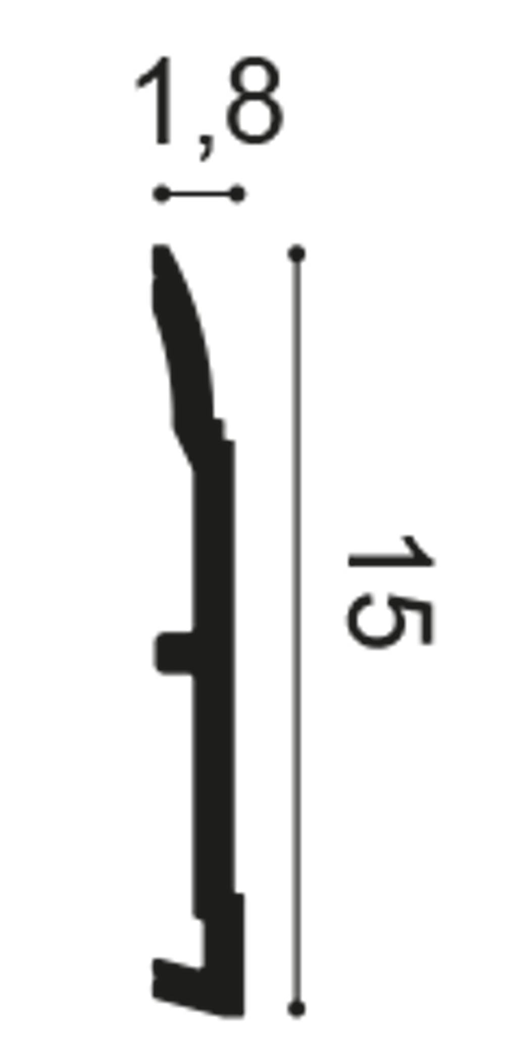 Плинтус гибкий SX104F