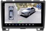 Магнитола для Great Wall Hover H3, H5 (круглые воздуховоды) - FarCar BX3031M-360 монитор 9.5" 2K QLED на Android 13, Быстрая, CarPlay, 4G SIM-слот, 4 камеры в комплекте