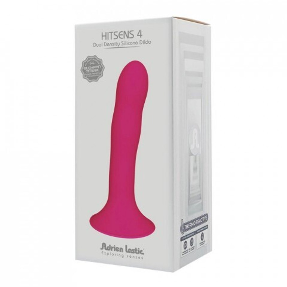 Фаллоимитатор Adrien Lastic Hitsens 4 (17,5×3,5 см) розовый