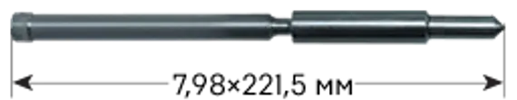 Корончатое сверло Karnasch 18х150 мм, HARD-LINE, Weldon 19, арт. 20.1665-018