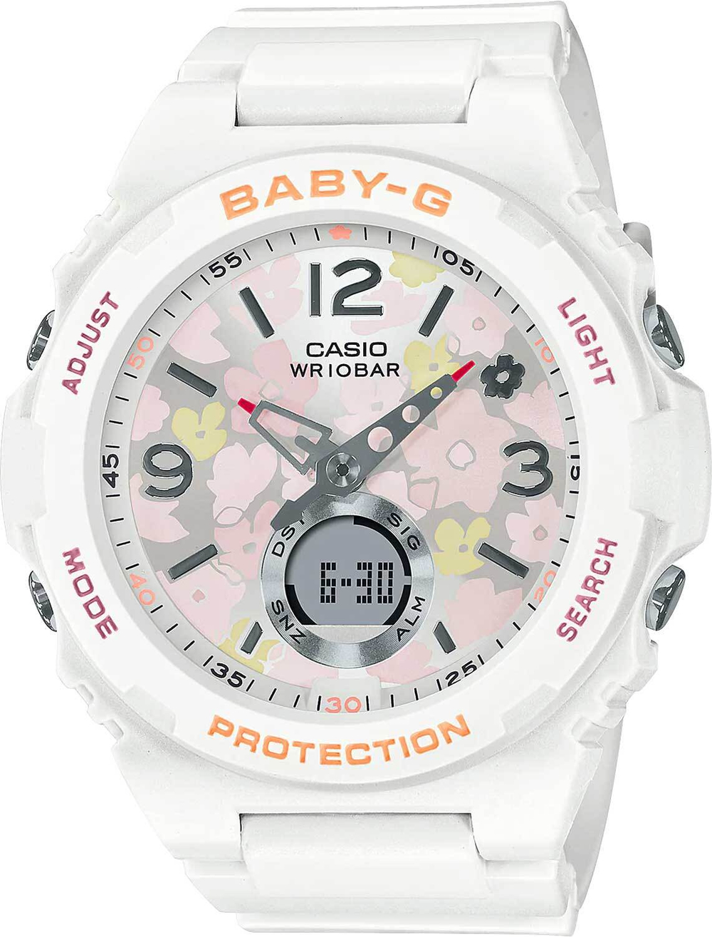 Японские наручные часы Casio Baby-G BGA-260FL-7A с хронографом