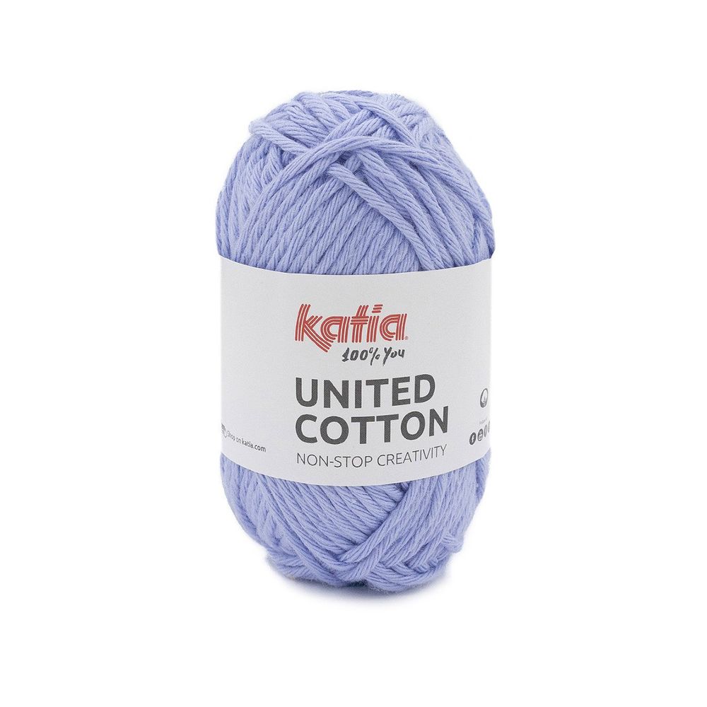 Пряжа Katia (Катя) United Cotton / уп.10 мот. по 25 г, 43 м, col. 0711