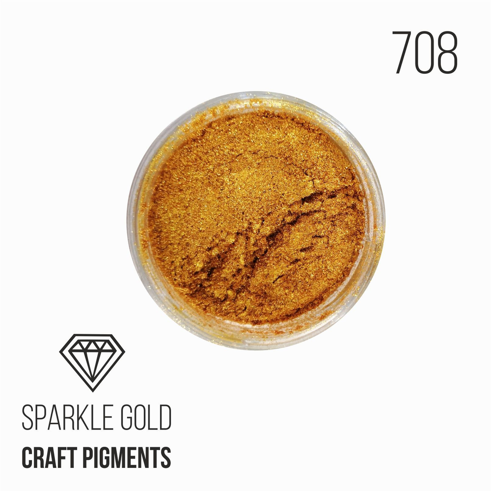 CraftPigments "Sparkle Gold", искрящееся золото, 25мл