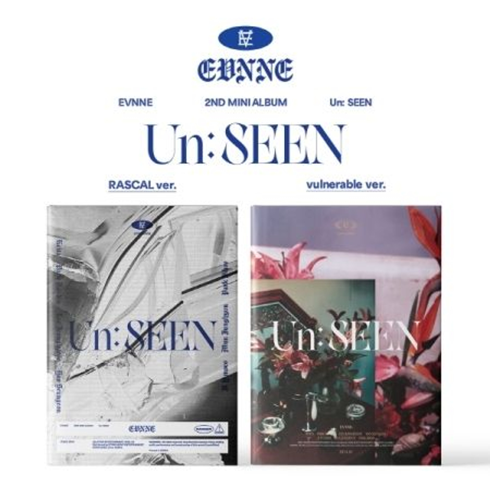 Альбом EVNNE - UN: SEEN 2nd Mini Album 2 Version SET