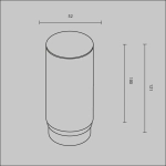 Матовый рассеиватель для Фокус / Focus LED 12Вт, RingMAcr-12-W. TM Maytoni
