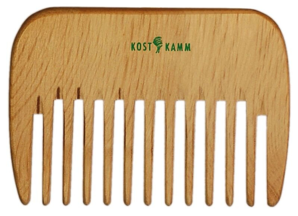 Расческа Kost, деревянная расческа для волос, 10 см, очень жесткая KOST KAMM