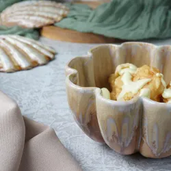 Салатник 450 мл d 14 см h7 см емкость для закусок Pearl Shell Frutti di Mare P.L. [6]