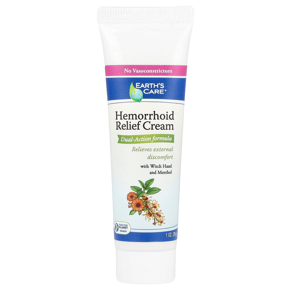 Earth's Care, Крем от геморроя, 28 г (1 унция)