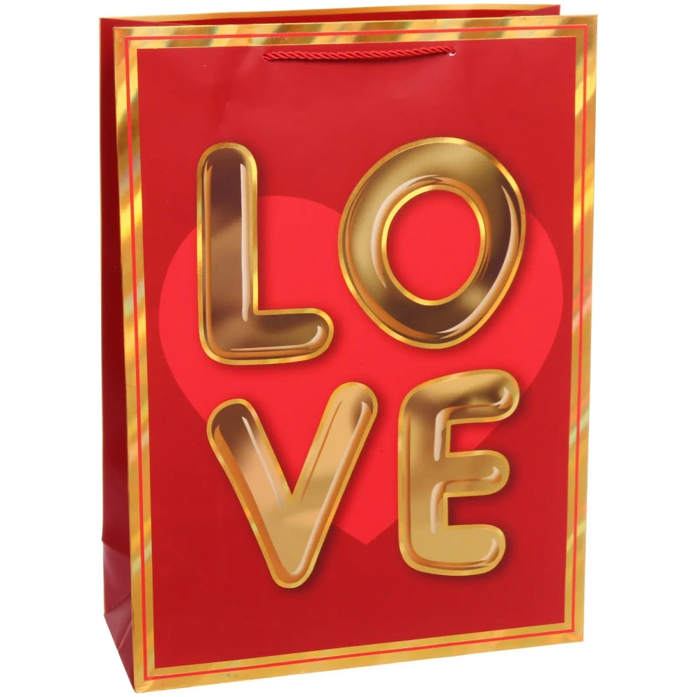Пакет подарочный «My love» 31*42*12 см