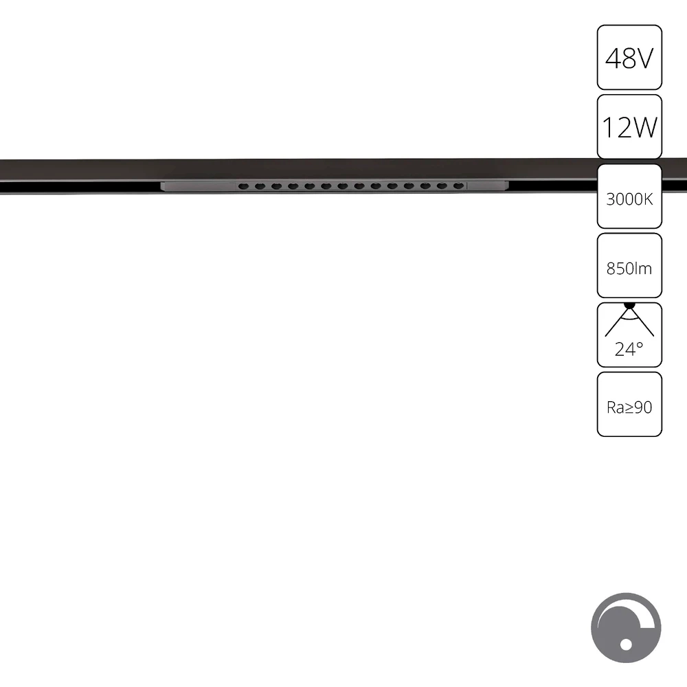 Магнитный трековый светильник Arte Lamp OPTIMA A7496PL-1BK