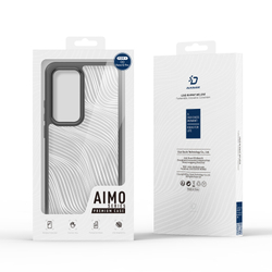 Тонкий чехол с мягкими черными рамками от Dux Ducis для OPPO Reno12 Pro, серия Aimo Series Case
