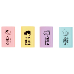 Ластик 37*24*11мм "Live, Love, Meow" (Meshu)