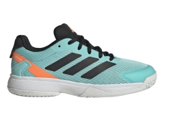 Детские теннисные кроссовки Adidas Ubersonic K - flash aqua/core black/lucid orange