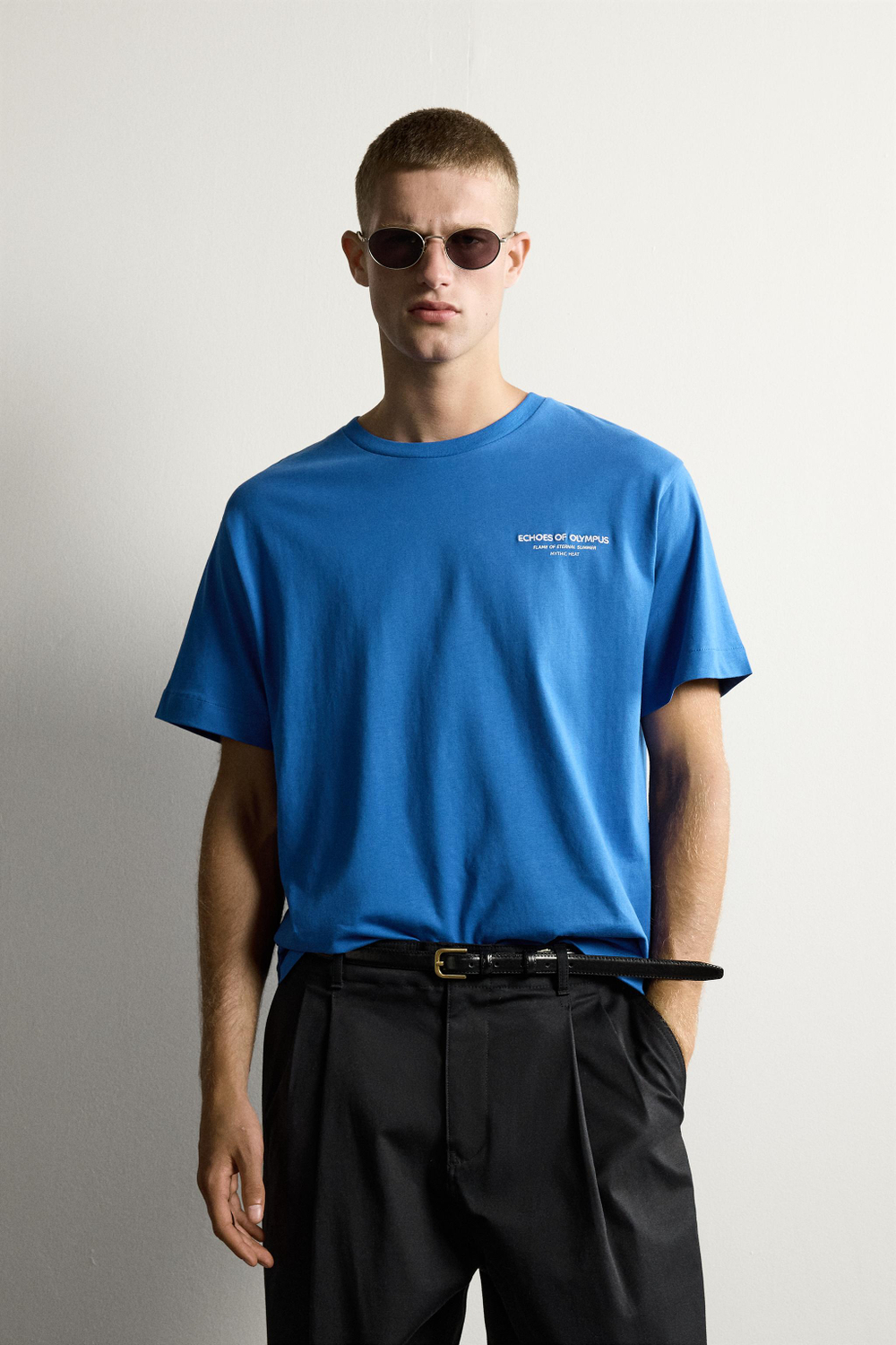 ФУТБОЛКА СВОБОДНОГО КРОЯ С ВЫШИВКОЙ — ZARA · 6224/328