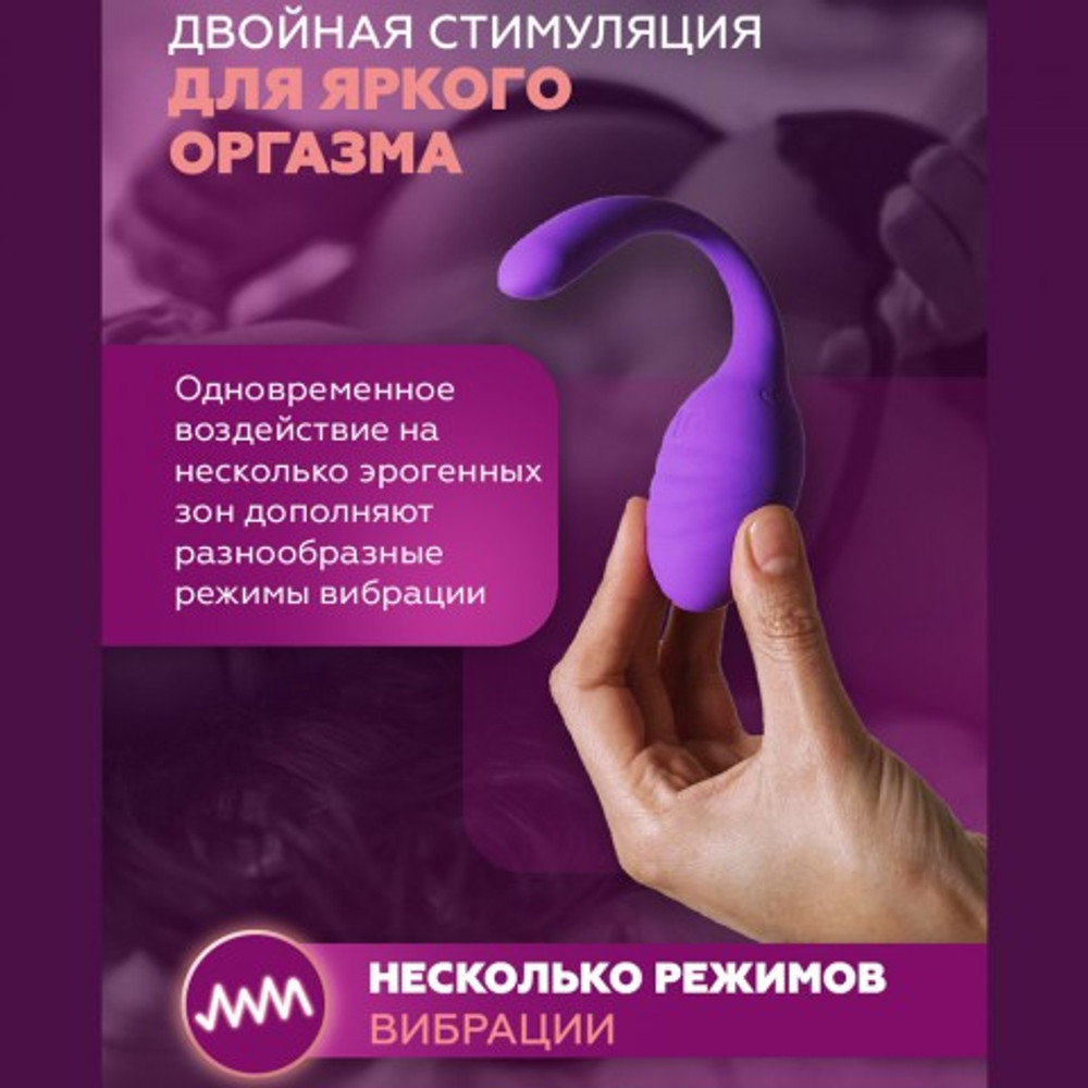 Стимулятор клитора и точки G Smart Dream II с пультом ДУ от Adrien Lastic