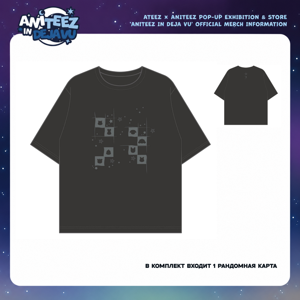Футболка ATEEZ ANITEEZ «IN DEJA VU» — T-SHIRT