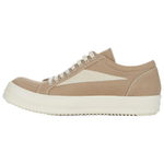 Rick Owens DRKSHDW SS26 Low top Canvas Shoes Men"s Beige