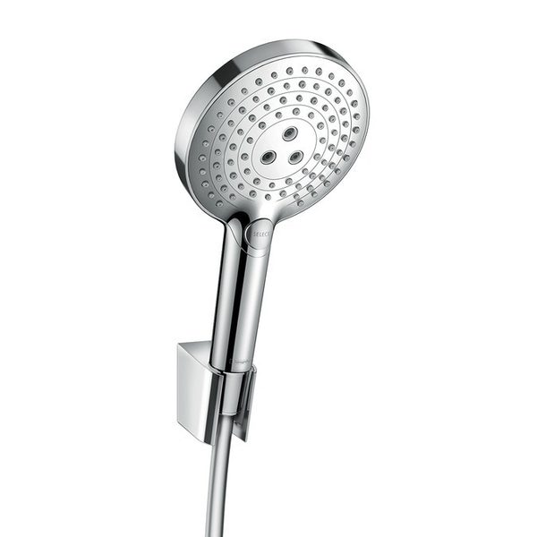 Душевой гарнитур Hansgrohe Raindance Select S 120 3jet с держателем и шлангом 26721000