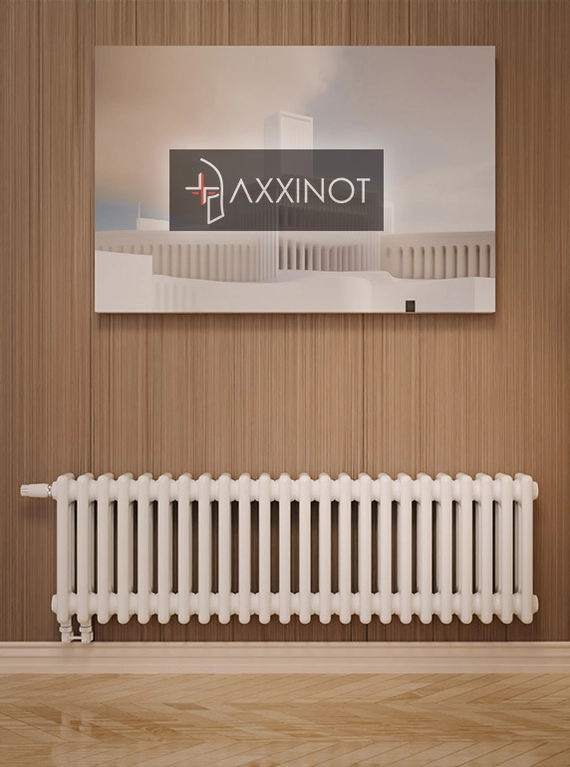 Axxinot Sentir 3037 - трехтрубный трубчатый радиатор высотой 370 мм, боковое подключение