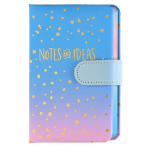 Ежедневник Basir на магните, формат А5, серия "Notes & Ideas", ПВХ переплет с напылением, 19*12.5 см, 112 листов, 4 цвета ассорти