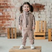 Джоггеры "Bb team" Бежевый меланж