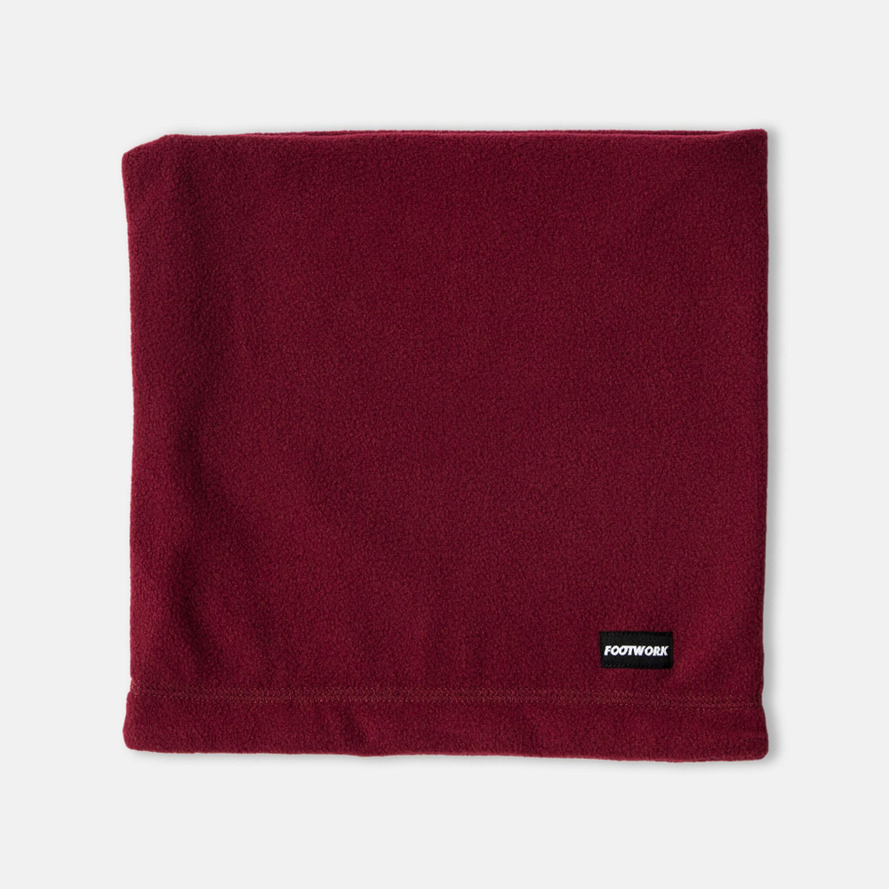 Флисовый шарф-труба Footwork Hoop Burgundy