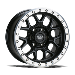 Диск колёсный литой BLACK MUD M510 R17 8,5 ET0 Matte Black / Machined Lip