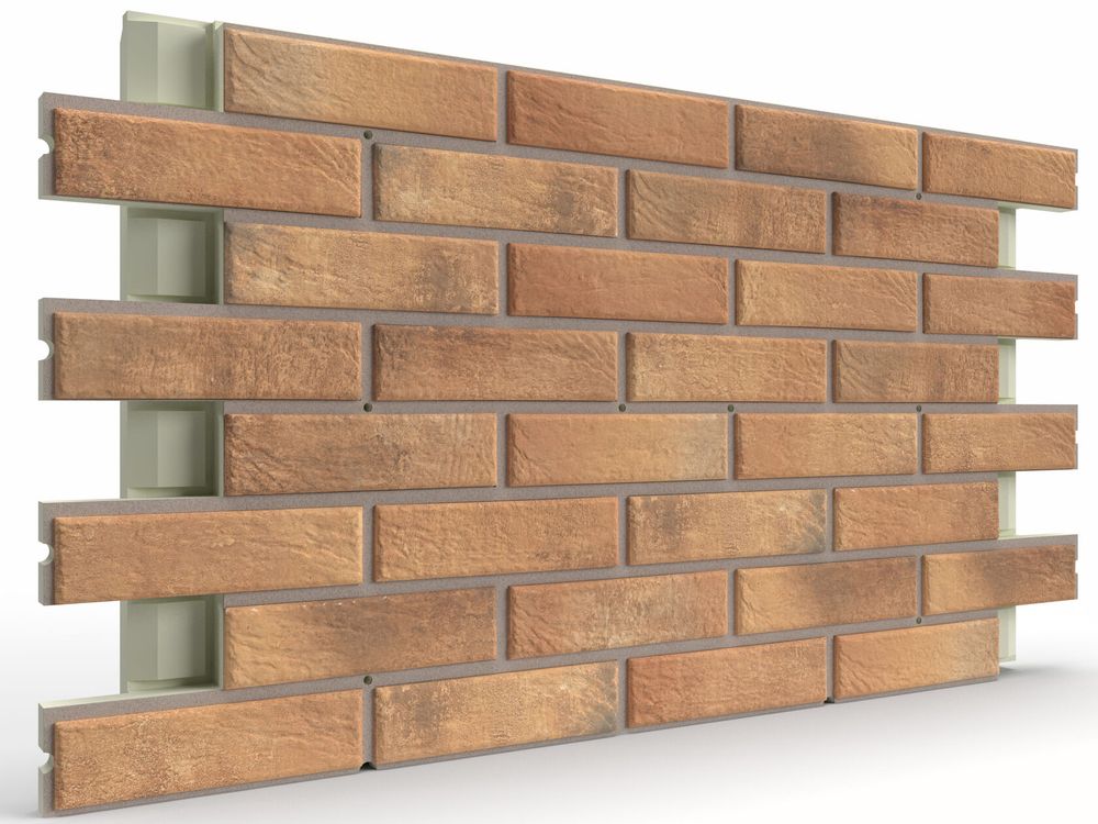 Термопанель ППУ Element Klinker Loft Brick Curry 102,8 x 61,6