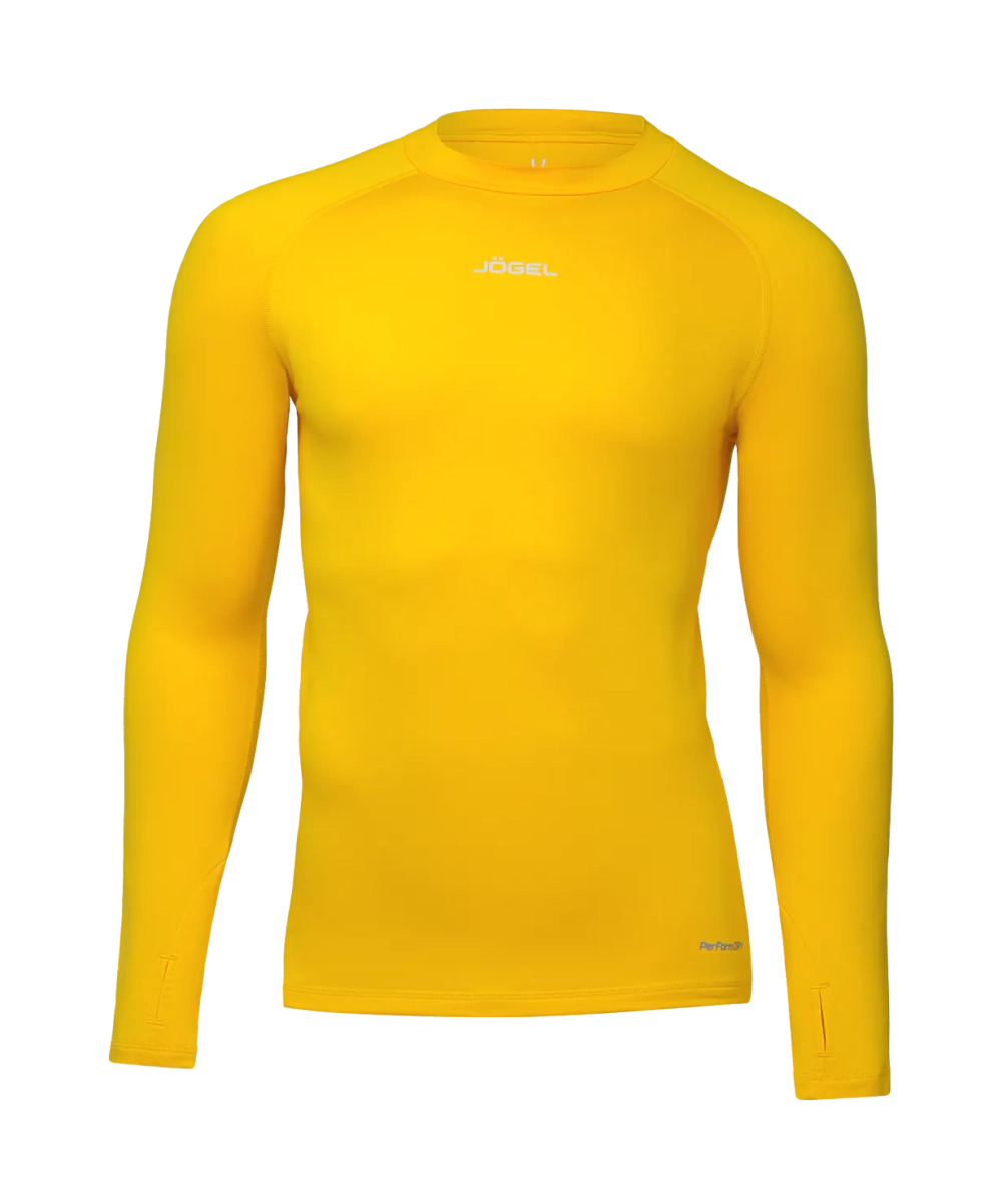 Джемпер компрессионный утепленный CAMP PerFormDRY Baselayer Top Warm, желтый