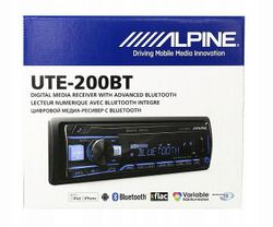 Автомагнитола 1DIN Alpine UTE-200BT