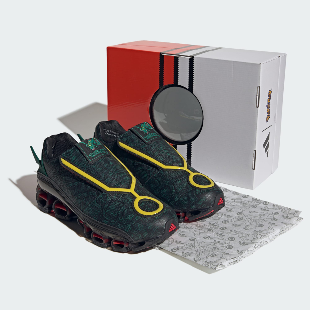 Adidas Кроссовки Pokémon Megaride F50, черный/зеленый