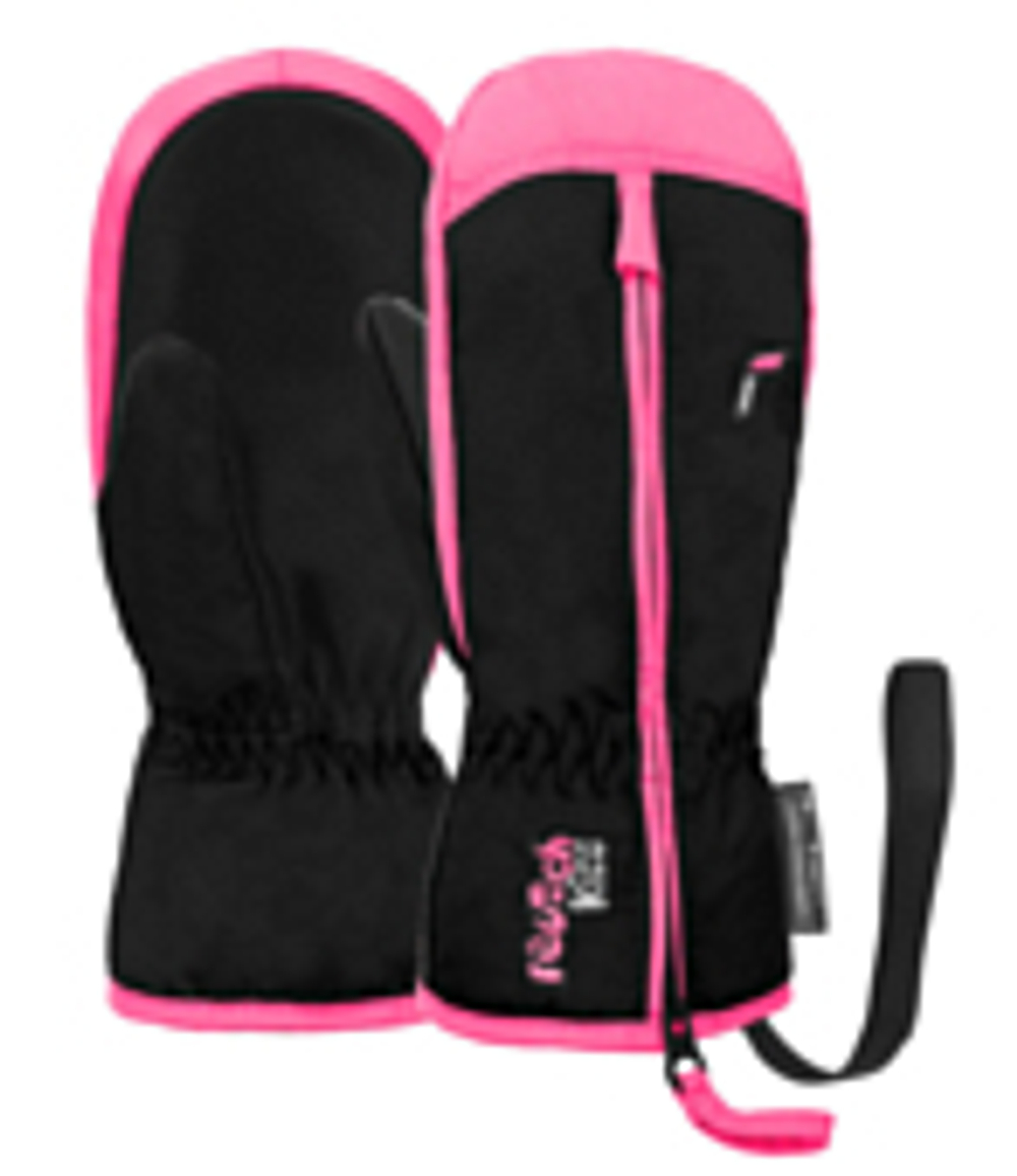 Варежки REUSCH Ben Mitten Black/ Knockout Pink (inch (дюйм):V)