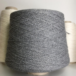 PAGLIA - LANIFICIO dell' OLIVO; 80% хлопок, 18% п/а, 2% люрекс; 250м/100гр; col. 206, цвет: серый с добавлением тонкой черной ниточки п/а и серебристым люрексом; S711 MP