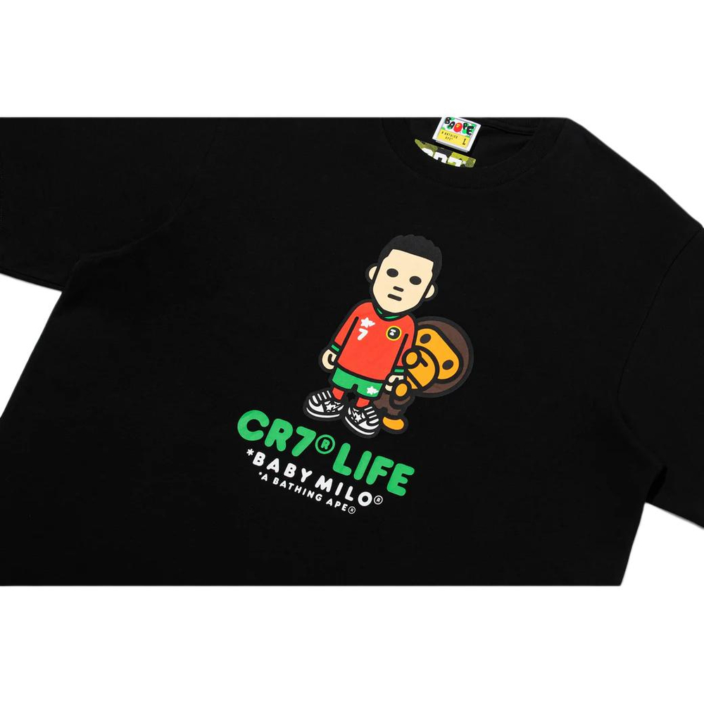 A Bathing Ape Bathing Ape Cr7 Life Футболка Bap Ss26 105 черный